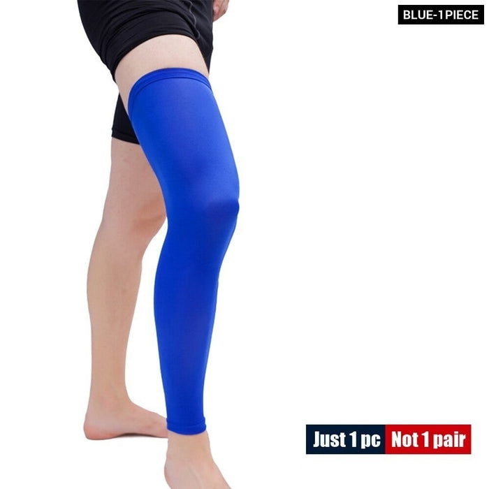 1Piece Anti-UV Anti-slip Breathable Leg Compression Sleeve For Cycling Running Basketball