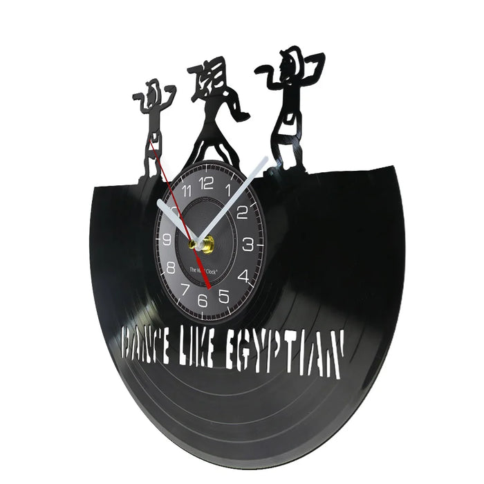 Egyptian Dance Vinyl Record Wall Clock