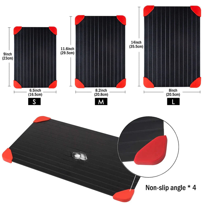 Fast Defrosting Thawing Plate With Groove Design For Frozen Meat