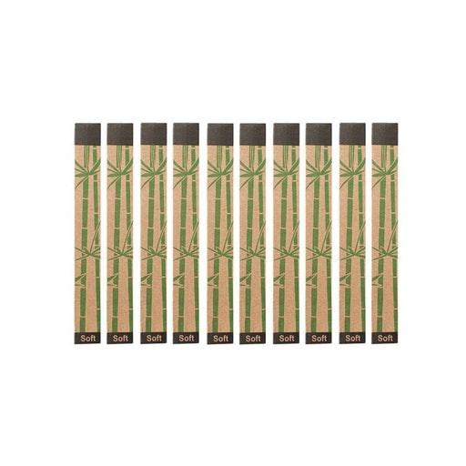 Cross Border Single Bamboo Toothbrush Set Natural Tablet