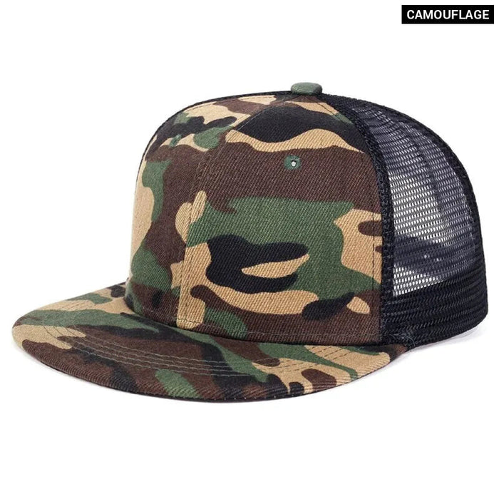 Adjustable Hip Hop Net Hat For Outdoor Sun Protection