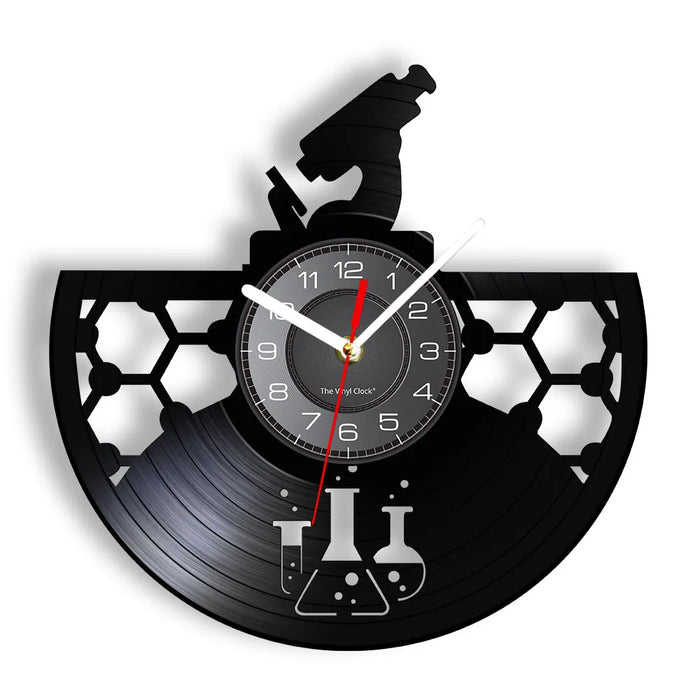 Chemistry Vinyl Record Wall Clock