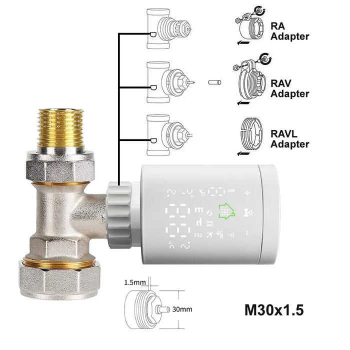 Smart Zigbee Radiator Valve