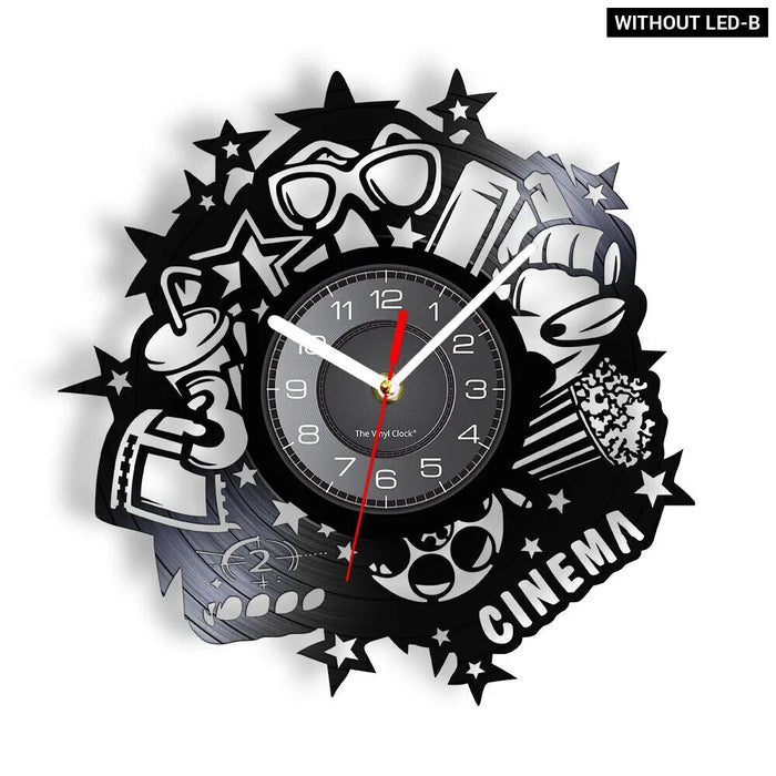 Retro Film Lovers Wall Clock