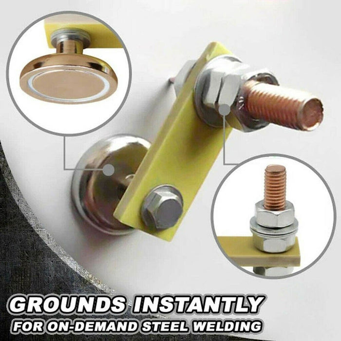 Metalworking Magnet Head Magnetic Ground Clamp Metal Plate Welding Support Tool Accessories