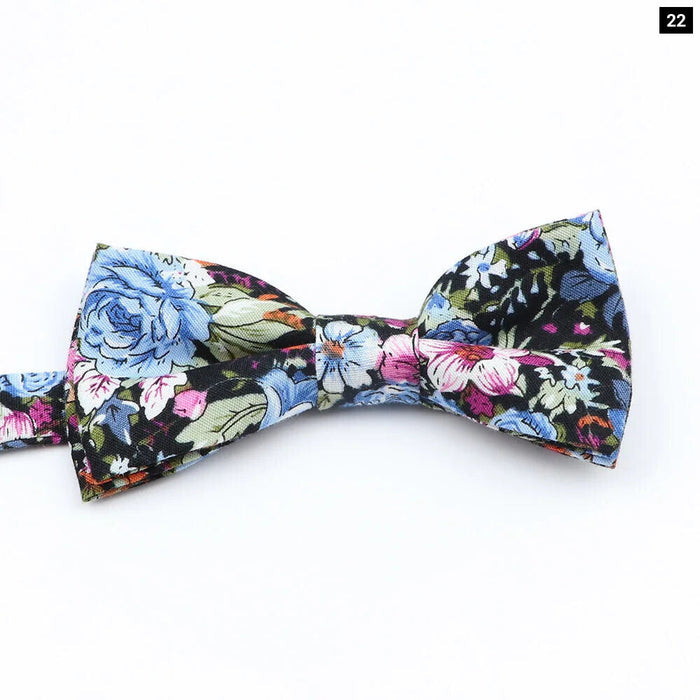 Colourful Floral Bow Ties Fashionable And Fun For Kids