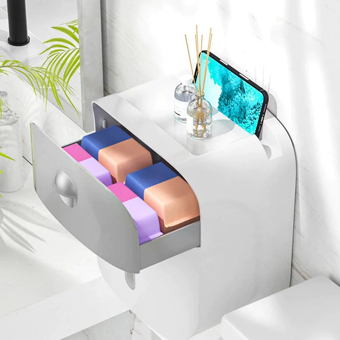 Waterproof Wall Mounted Toilet Paper Holder