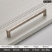 Modern Brushed Zinc Cabinet Handles