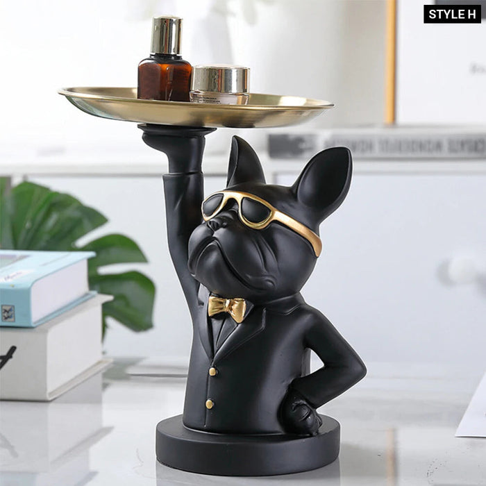 French Bulldog Resin Statue For Home Decor