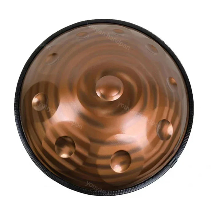 432Hz 440Hz 12 10 9 Note 22 Inch Spiral Steel Tongue Handpan Drum For Yoga & Meditation