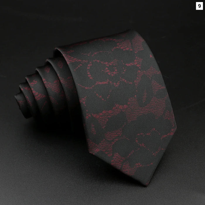 Super Soft Silk Ties Mens Fashion 7cm Necktie For Wedding