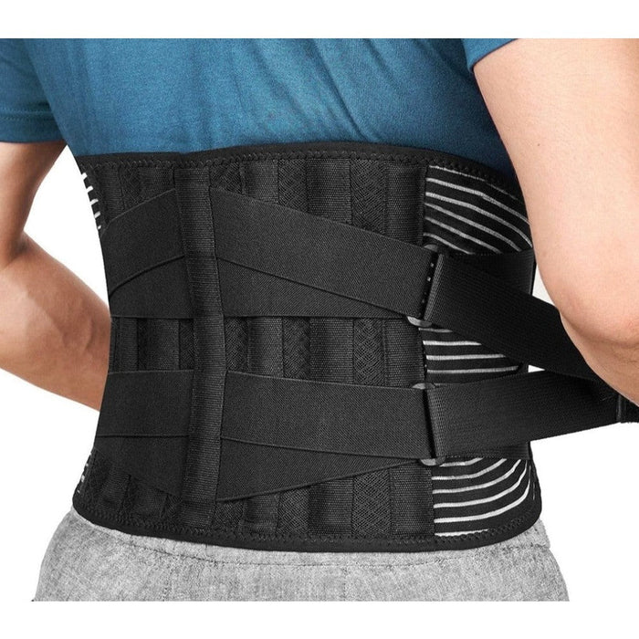 Adjustable Anti-skid Breathable Lumbar Back Brace Belt for Exercise