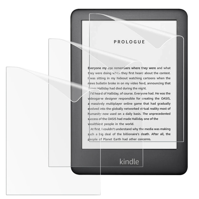 For 6" Kindle 11Th Generation 2022 / 10Th Gen 2019 Full Coverage Premium Pet 3-Pack Anti-Glare Screen Protector