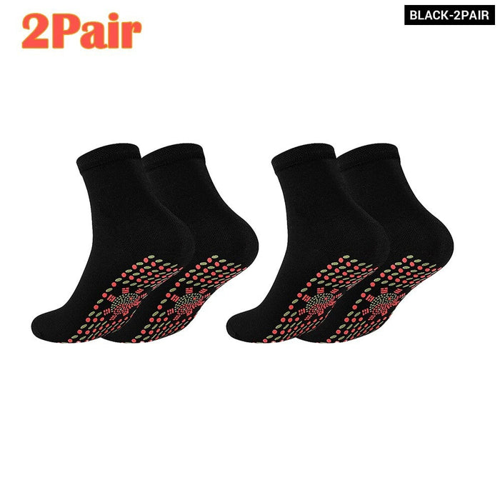 1-3 Pairs Winter Warm Comfortable Self-heating Magnetic Socks for Women Men