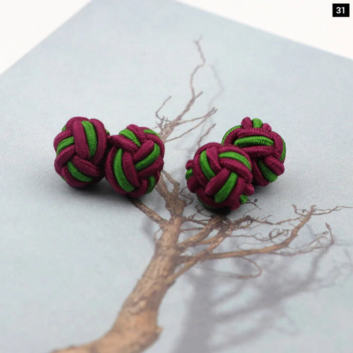 Colourful Cufflinks Diy Design