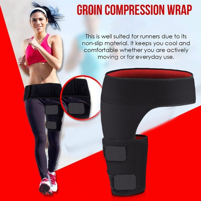 Hip Stability Brace Protector Supporting the Adductor Muscles and Tendons