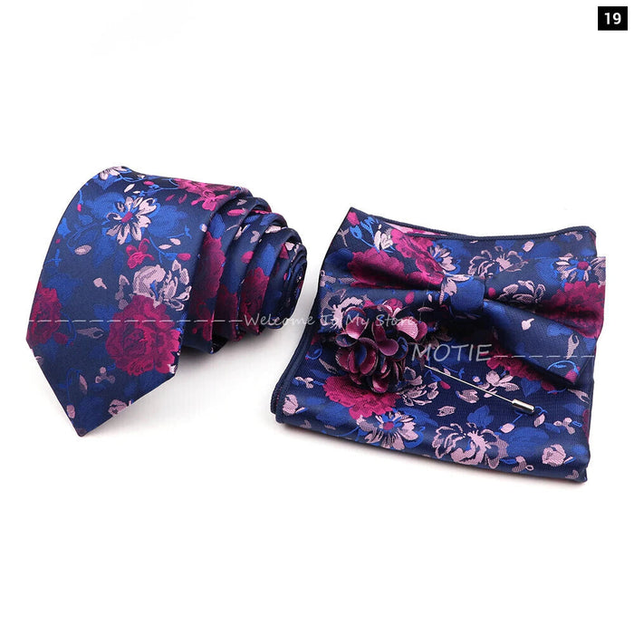 Classic Plant Tie Set For Weddings And Daily Wear