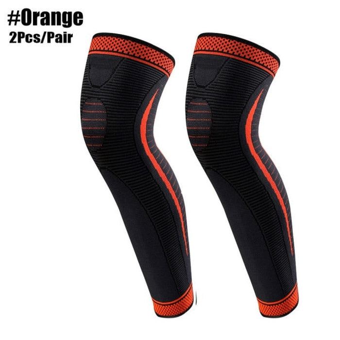 Long Knee Leg Compression Sleeves for Cycling Running Basketball Joint Pain Relief