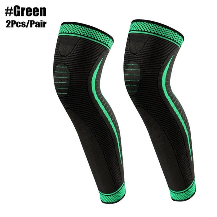 Long Knee Leg Compression Sleeves for Cycling Running Basketball Joint Pain Relief