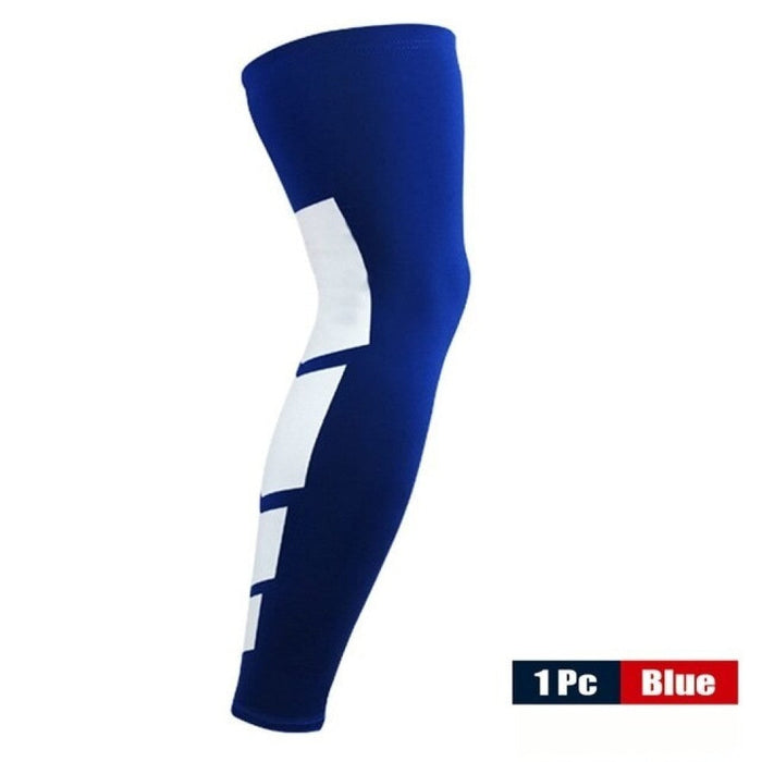 Anti Slip Full Length Leg Sleeves Shin Splint Protector for Cycling Running Basketball