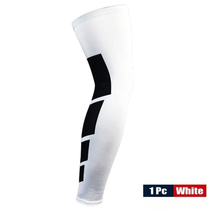 Anti Slip Full Length Leg Sleeves Shin Splint Protector for Cycling Running Basketball