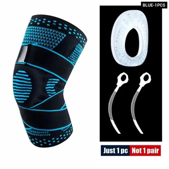 Knee Brace with Adjustable Straps for Cycling Running Basketball