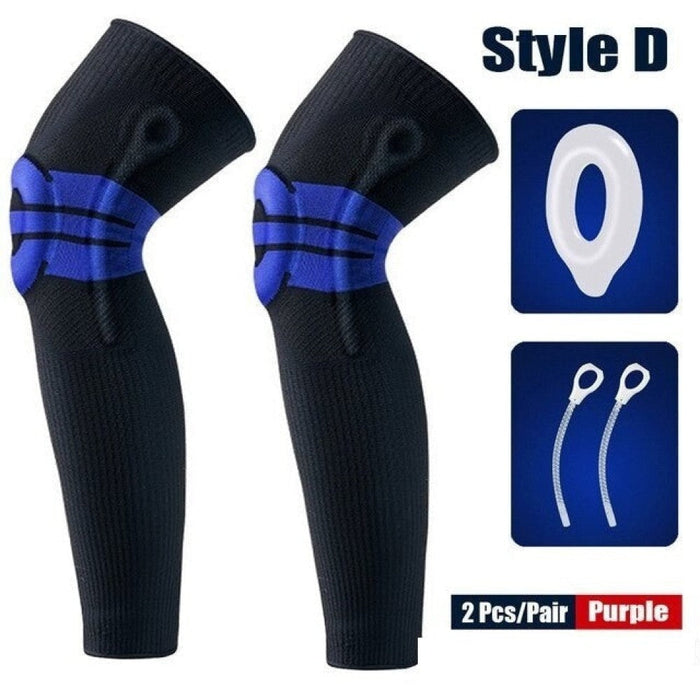 Lengthen Leg Compression Knee Brace Leg Protector Sleeve For Joint Pain Relief and Injury Recovery