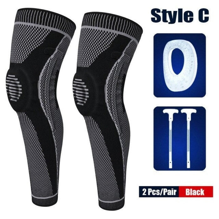 Lengthen Leg Compression Knee Brace Leg Protector Sleeve For Joint Pain Relief and Injury Recovery