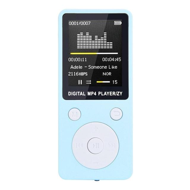 Portable Mp4 Music Player With Fm Radio & Recording Black