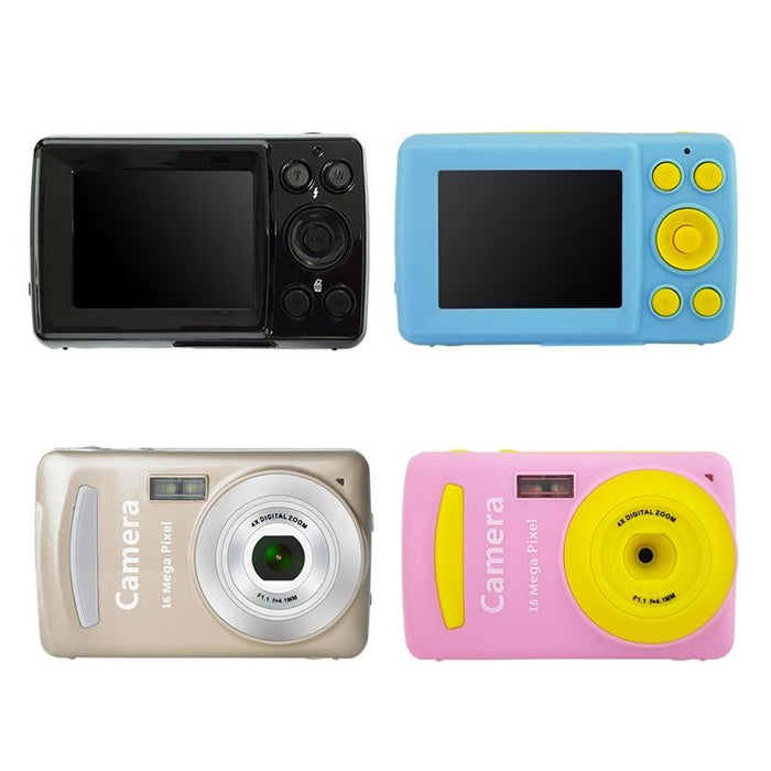 2.4 Inch 16Mp 720P Mini Lsr Cam Digital Camera For Kids Baby Cute Cartoon Multifunction Toy Camera Children Birthday