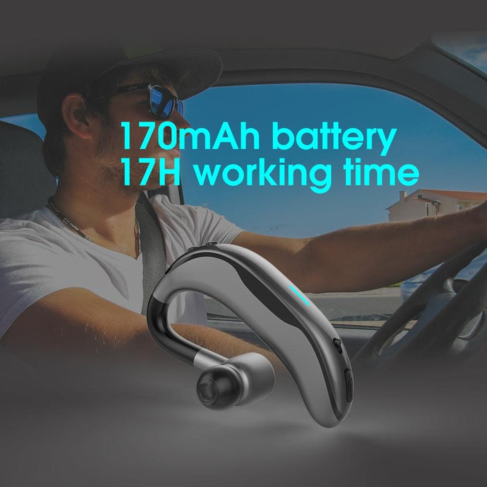 Car Handfree Wireless Ear-Hook Bluetooth Earphone With Microphone