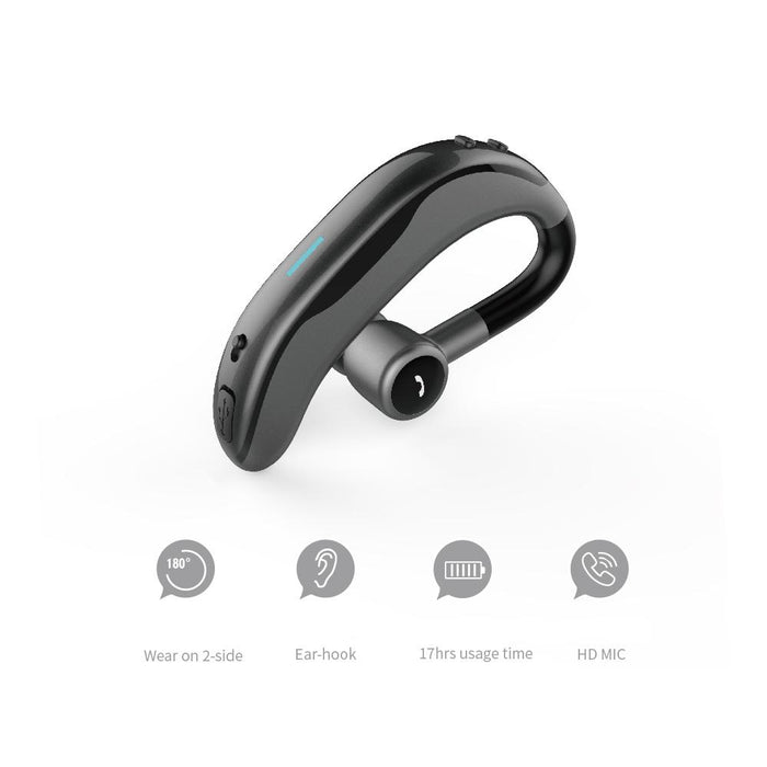 Car Handfree Wireless Ear-Hook Bluetooth Earphone With Microphone