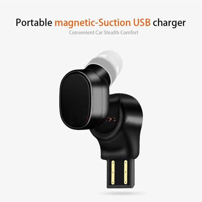 Lesiri X12 Bluetooth Mini Wireless Earphone Portable Usb Magnetic Charging Sport Earbud For Iphone