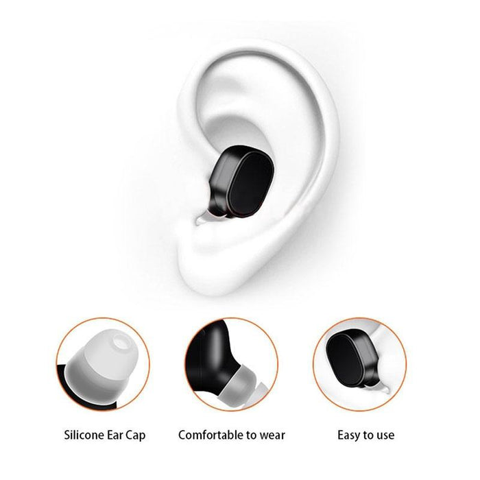 Lesiri X12 Bluetooth Mini Wireless Earphone Portable Usb Magnetic Charging Sport Earbud For Iphone