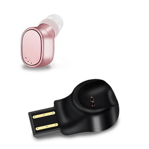 Lesiri X12 Bluetooth Mini Wireless Earphone Portable Usb Magnetic Charging Sport Earbud For Iphone