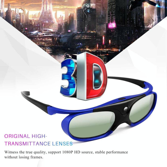 Active Shutter 3d Glasses For Home Theater Projectors Tvs