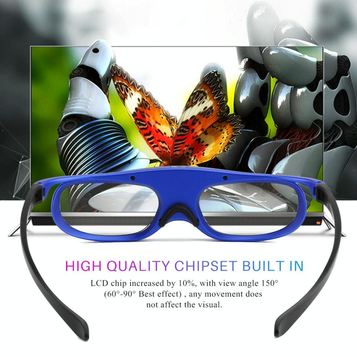 Active Shutter 3d Glasses For Home Theater Projectors Tvs