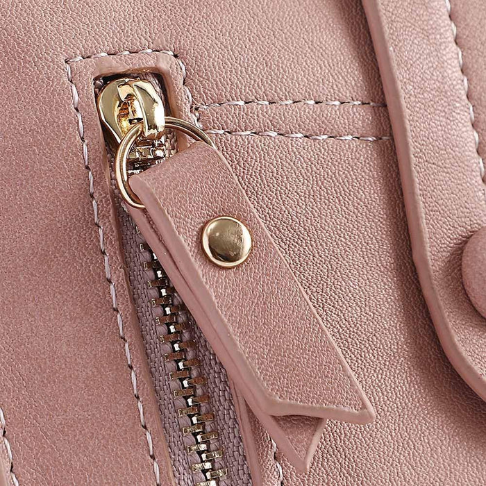 Women Two-Folding Wallet Multi-Function Clutch Bag Small Wallet