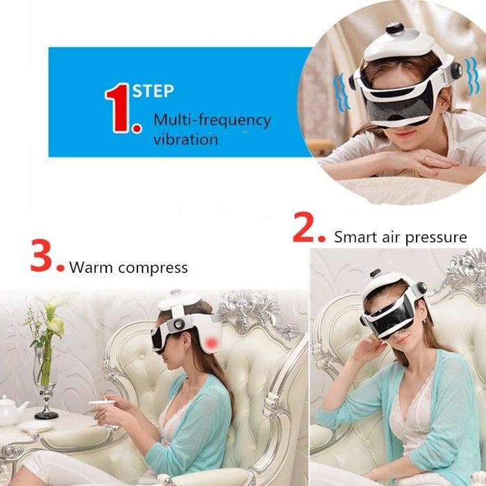 Nuotai Y10-7 Visual Electric Massager With Mp3 Download Head & Eye Integration
