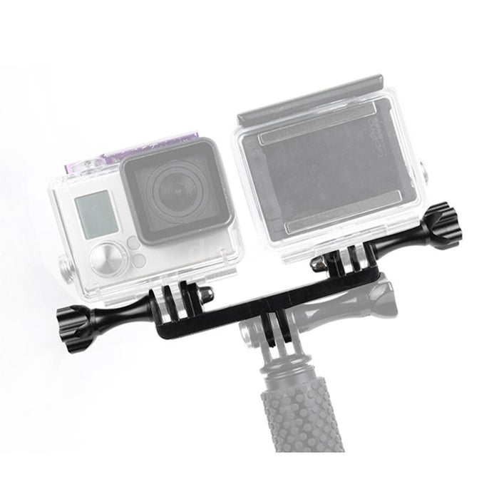 Double Bracket With Screw Mount Adapter For Gopro Hero11