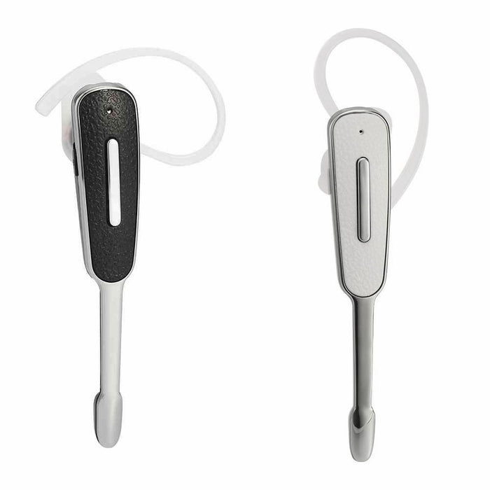 Wireless Bluetooth With Microphone Handsfree Stereo Ear Hook Earphone For Iphone Mobile Phone Black Silver