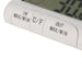 Digital Thermometer Hygrometer with External Sensor - White