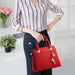 Women Tassel Leather Embroidery Crossbody Shoulder Bag