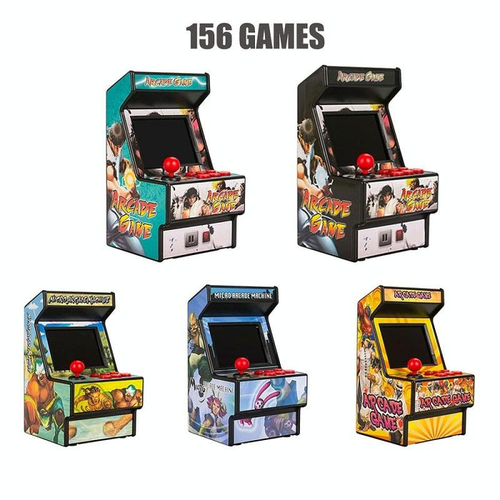 Retro Mini Arcade Handheld Game Console 16-Bit Built-In 156 Games Arcade 2 #