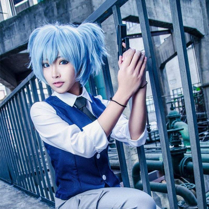 Blue Anime Nagisa Wig For Assassination Classroom Cosplay