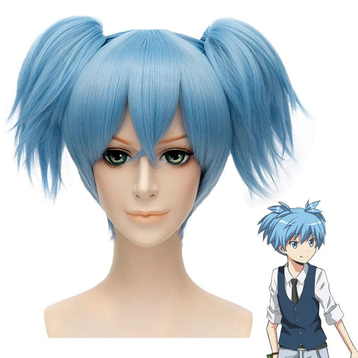 Blue Anime Nagisa Wig For Assassination Classroom Cosplay