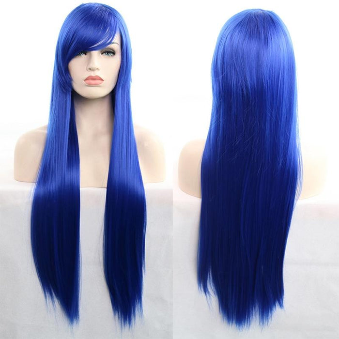 80Cm Long Straight Anime Cosplay Wig