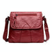 Messenger Bags Soft Washed Pu Leather Bag Fashion Female