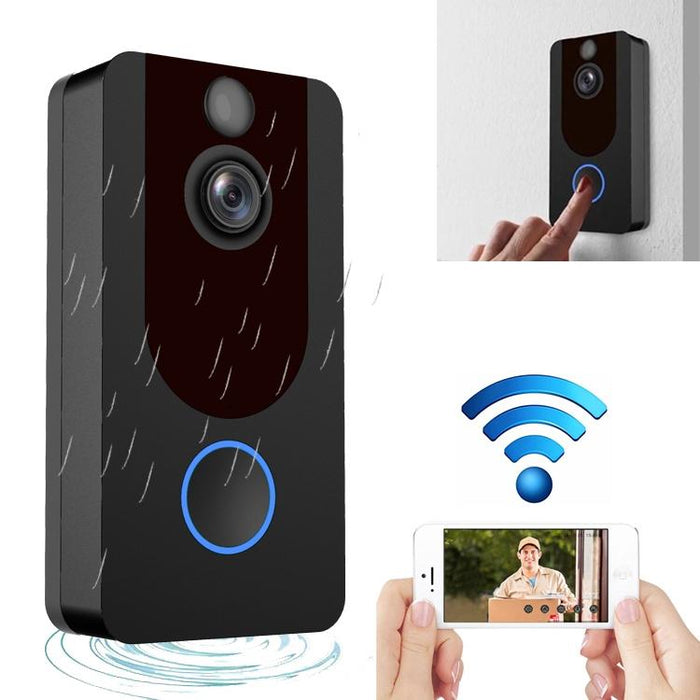 Standard Edition 1080P Full Hd Weather Resistant Wifi Security Home Monitor Intercom Smart Phone Video Doorbell Without Dingdong Machine