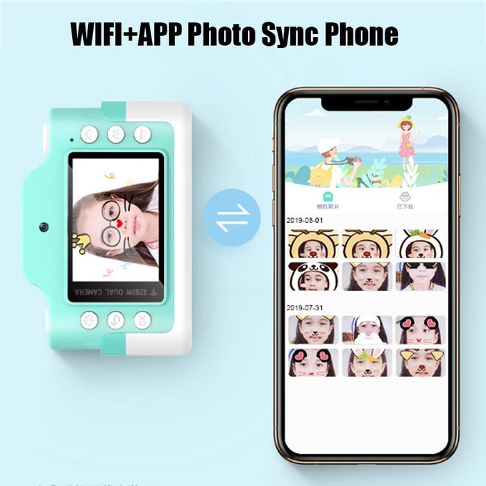 C2-Jxjr Children 24Mp Wifi Fun Cartoon Hd Digital Camera Educational Toys - Standard Version